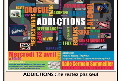 ADDICTIONS : ne restez pas seul - Où trouver de l’aide ?