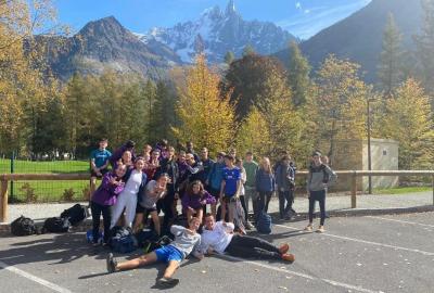 29 élèves au pied des Drus