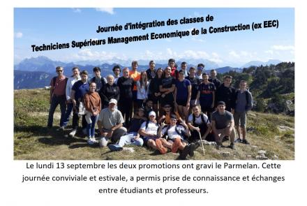 Journée d'ntégration des étudiants de STS MEC